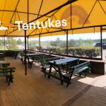 permatomas tentas is vidaus